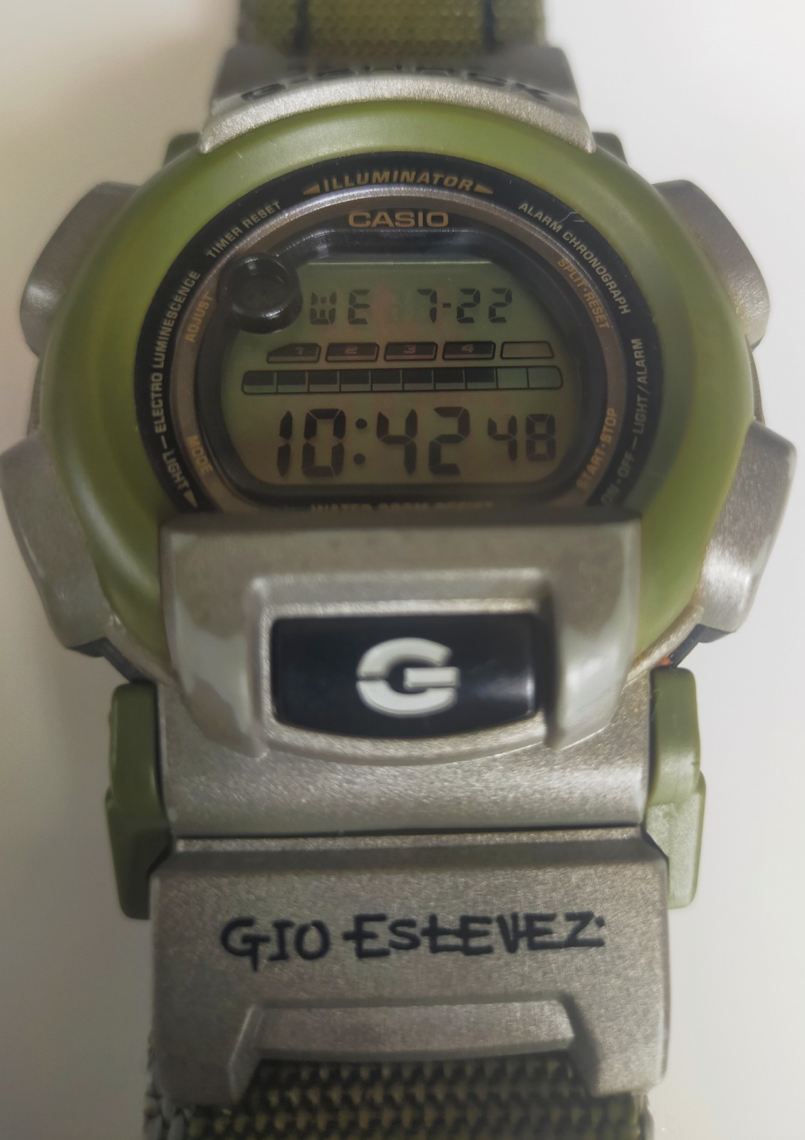 Casio G-Shock DW-003 Gio Estevez 21st C.B. Rare Japan 1587 Military Watch
