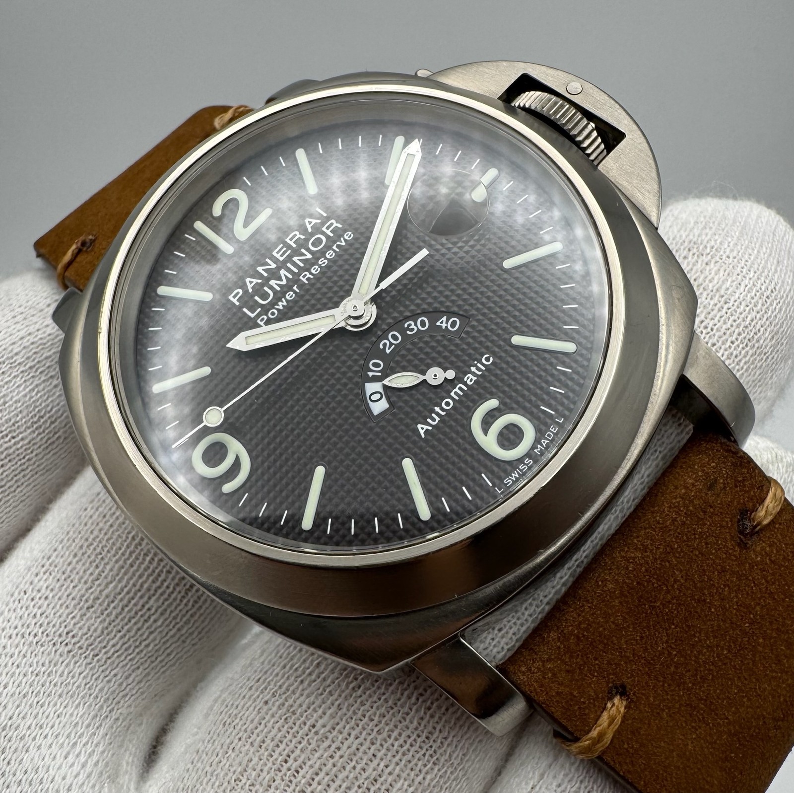 Panerai Luminor Power Reserve PAM57 Titanium Tobacco Dial 2000 (Full-Set)