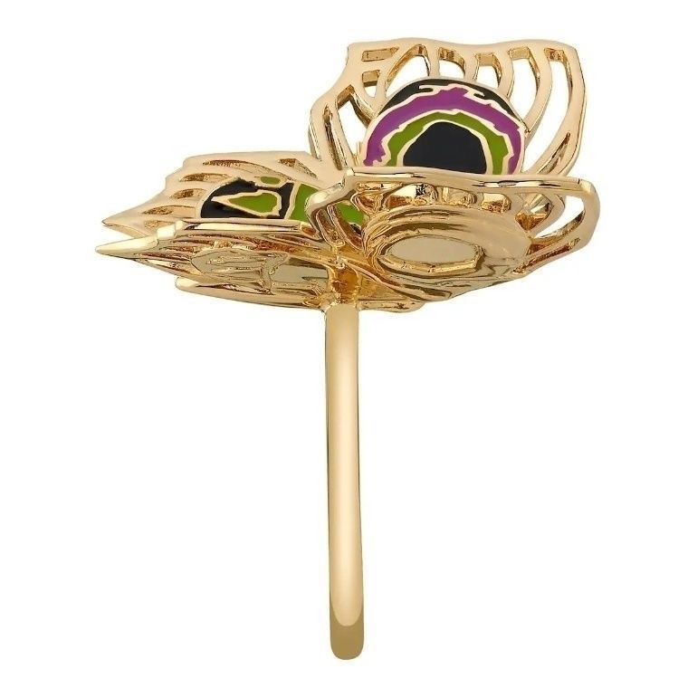 Arcane Jinx Butterfly Ring, League of Legends Adjustable Open Band Index Finger