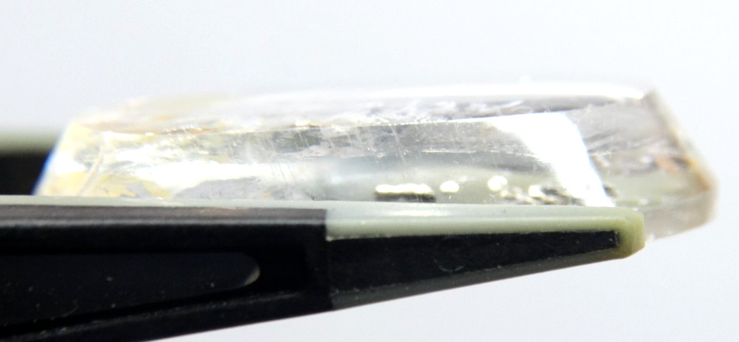 IP26 Pyrite Marcasite in quartz 22.65ct 24x14x4mm oval rare inclusions cab