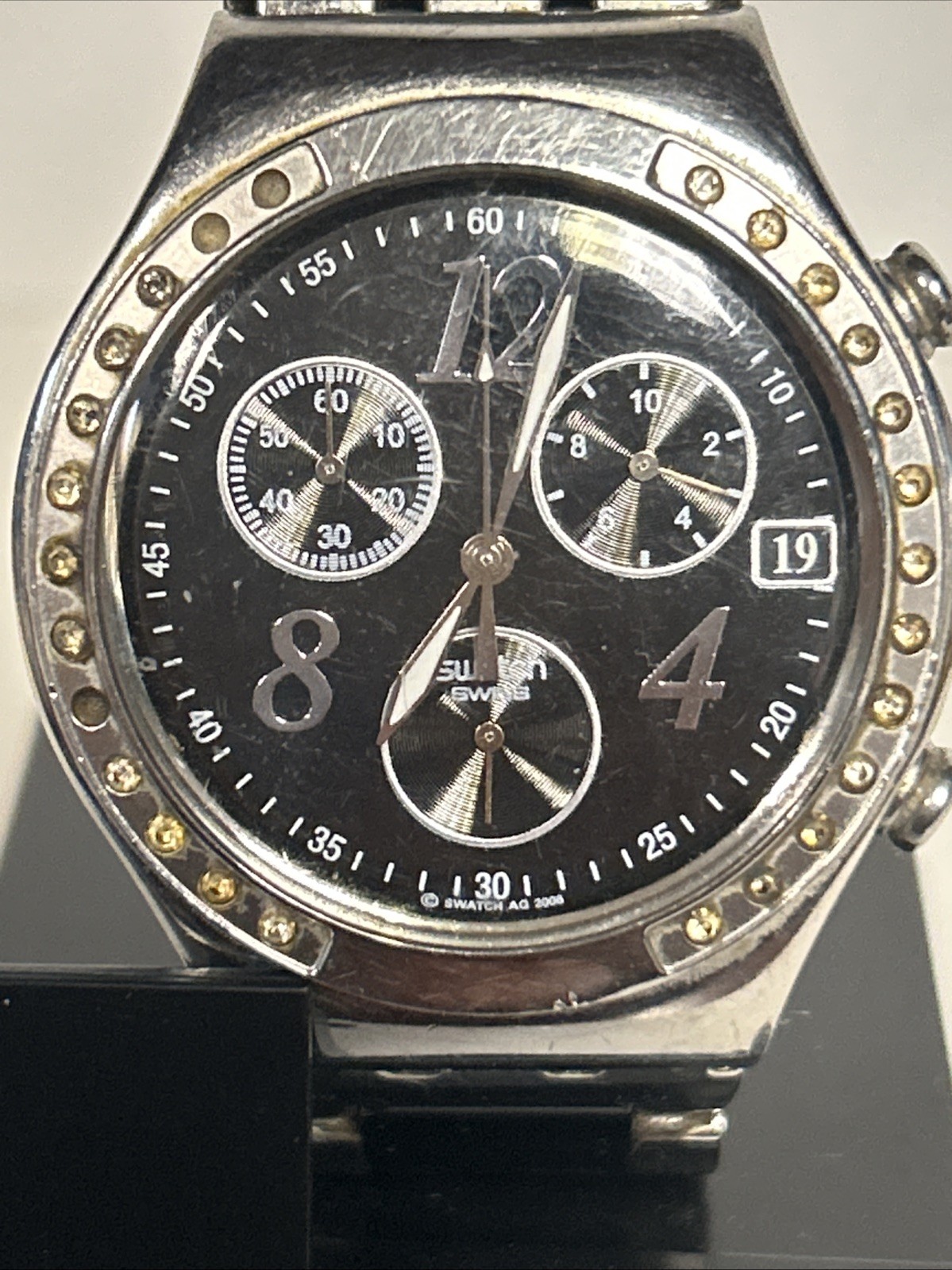 SWATCH CHRONOGRAPH HERRENUHR AG 2006 QUARZ