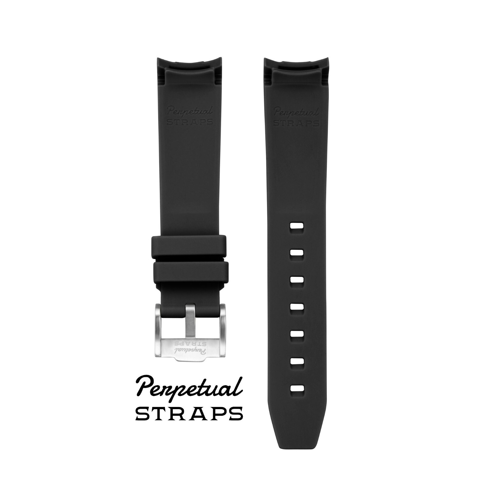 BLACK RED ACCENT – RUBBER WATCH STRAP for Omega X Swatch Speedmaster MoonSwatch