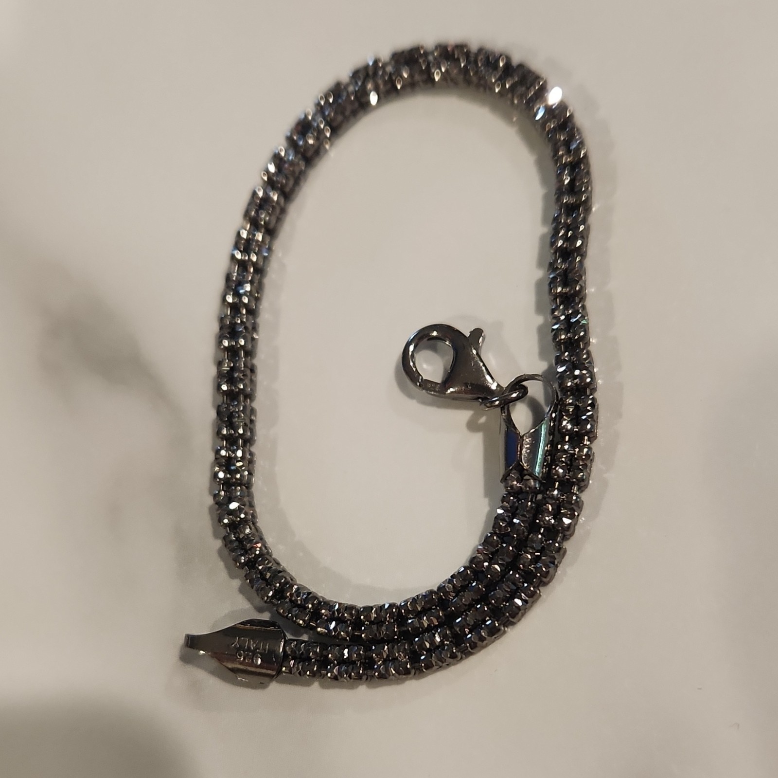 7.5″ Iced Barrel Tennis Bracelet
