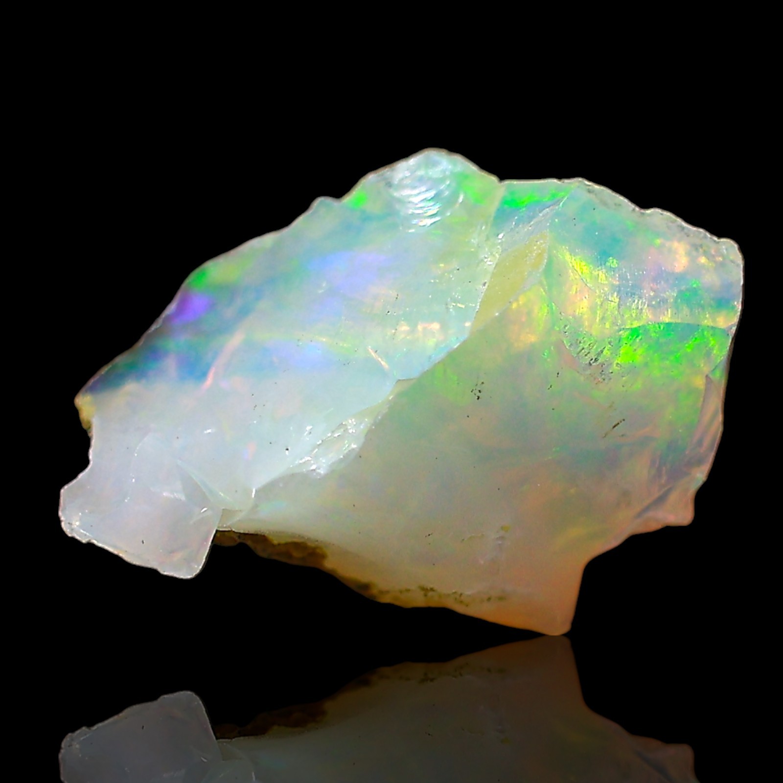 2.00 Cts Natural Fire Opal Handcrafted Rough Gemstone Necklace Making 13x8x7 mm