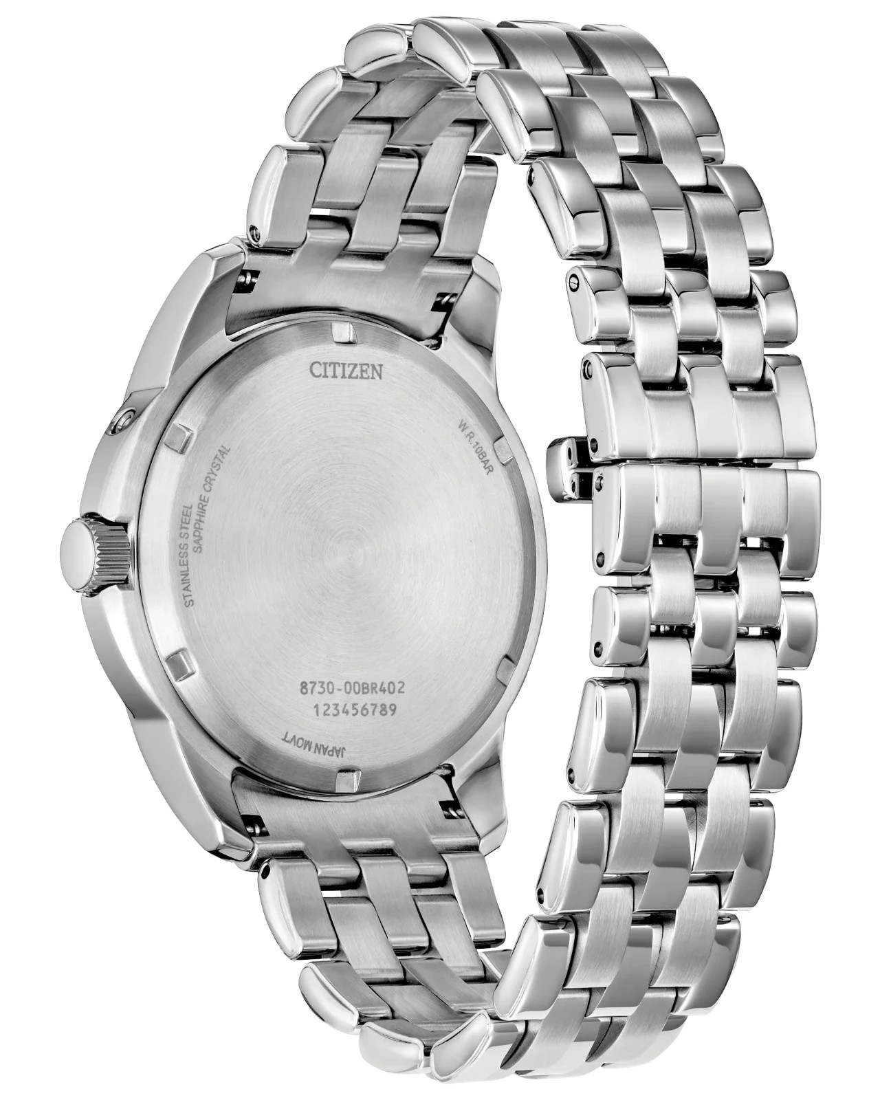 NEW Citizen Eco-Drive Calendrier Blue Dial Day Date Month Men’s Watch BU0088-51H