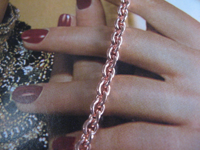 Solid Copper Chain CN729G – 1/8 of an inch wide. Available in 18 to 30 inches.