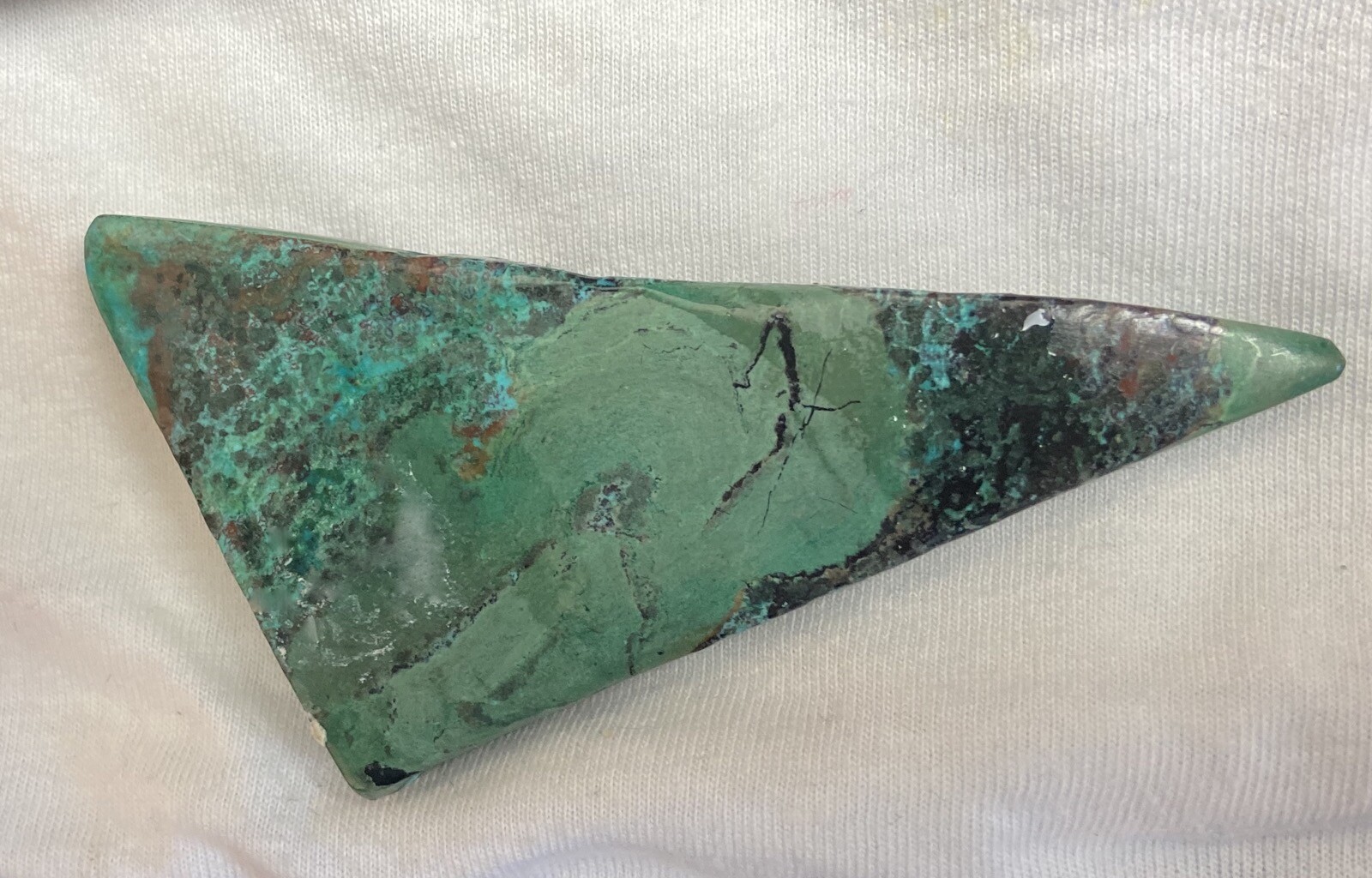 Chrysocolla New Find w/ Orby Patterns 38 Grams or 1.3 Oz’s Congo