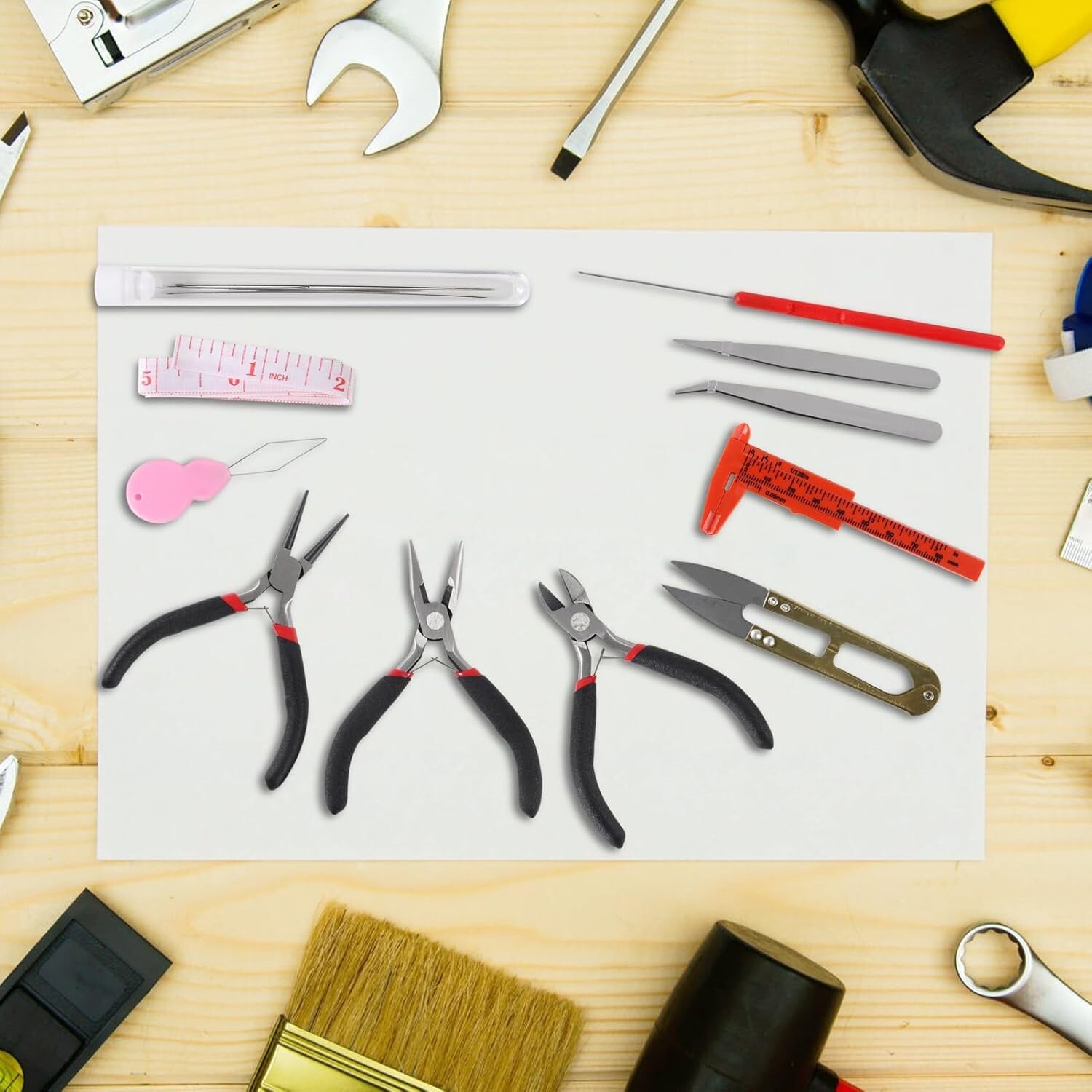 19-Piece Beginner to Professional Jewelry Making Tool Kit – Organize in Style