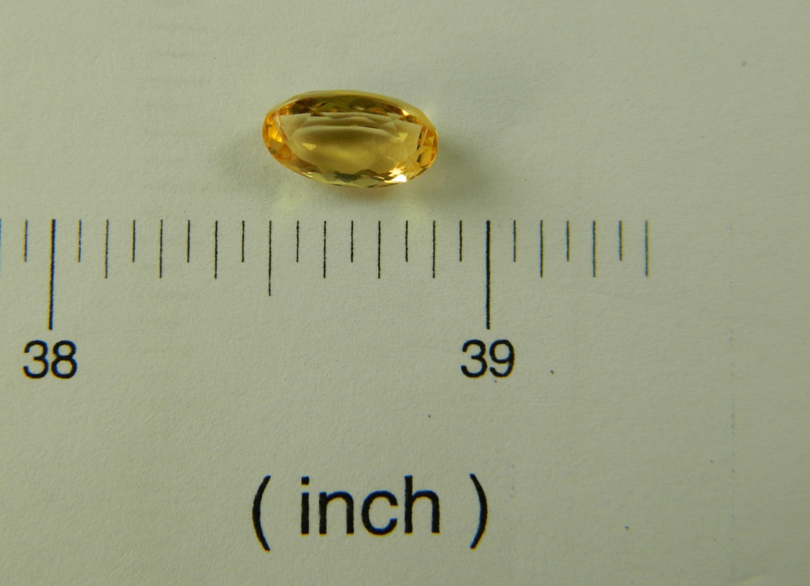 Imperial Topaz 2.36 Ct Clarity IF Oval Cut Natural Golden Brazil I079