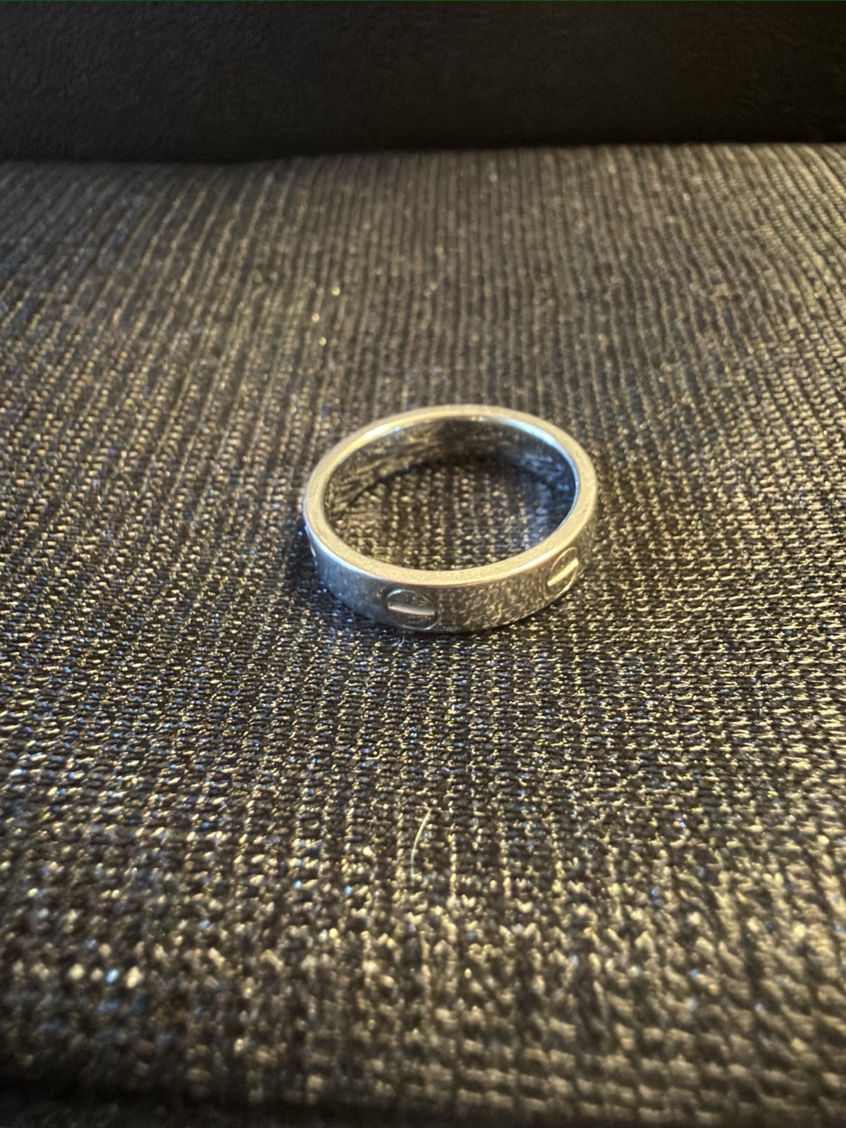 Cartier Love Ring 18K White Gold Size 7