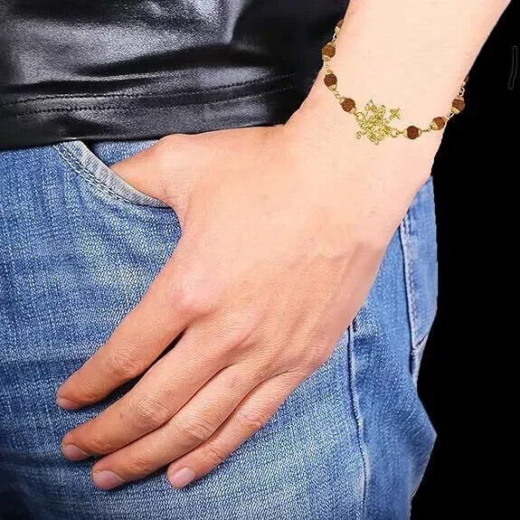 Rudraksh Bracelet Beautiful Designed Casual Bracelet For Birthday, Anniversary