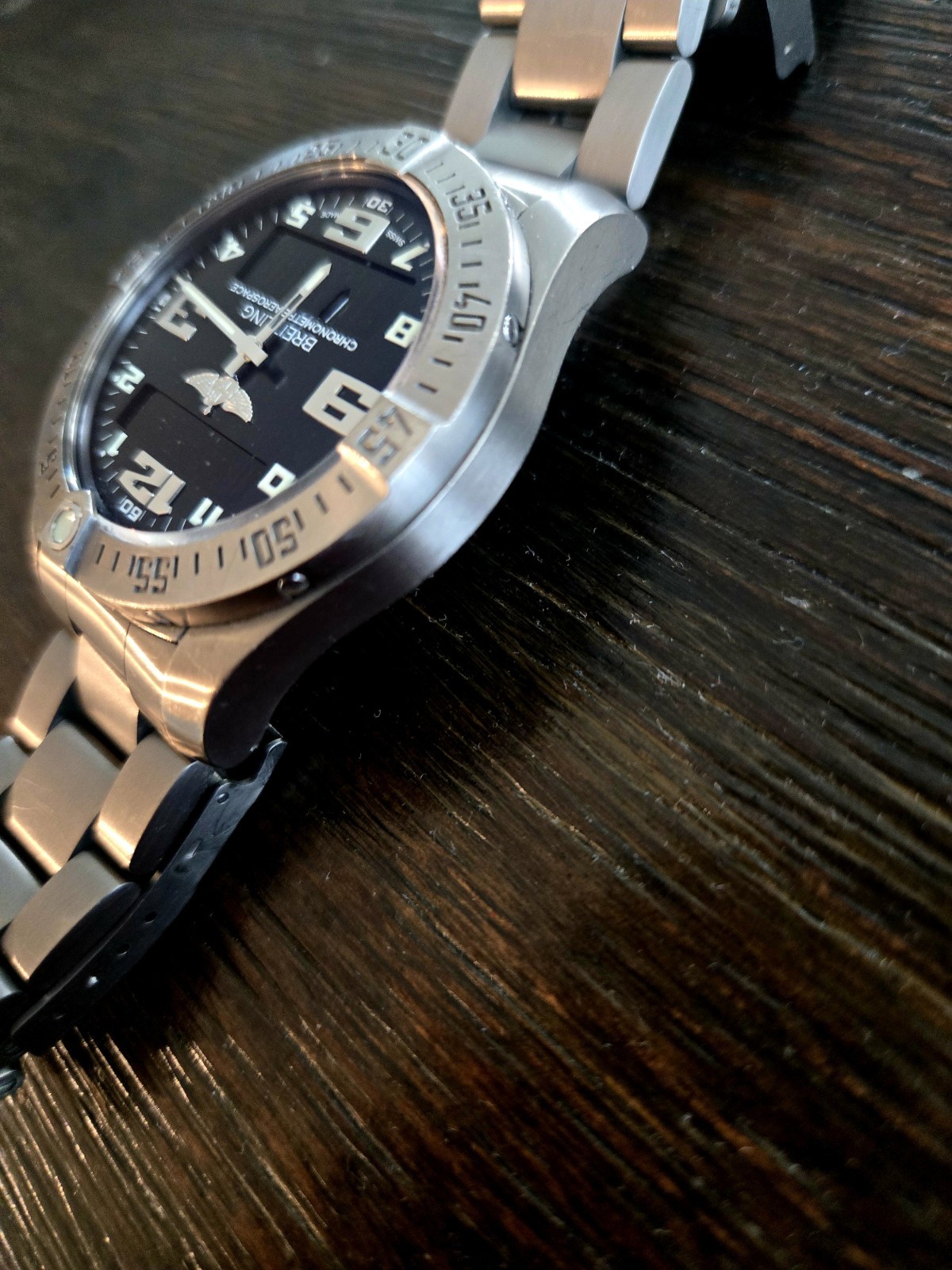 Breitling Professional Aerospace EVO Titanium Black Digital Arabic 43mm E79363