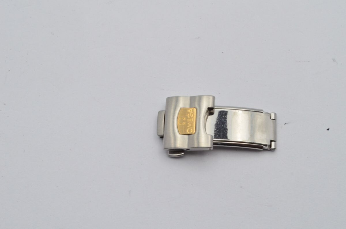 Omega Polaris Herren Faltschließe Stahl 17Mm Schön Deployment Clasp 1455/448