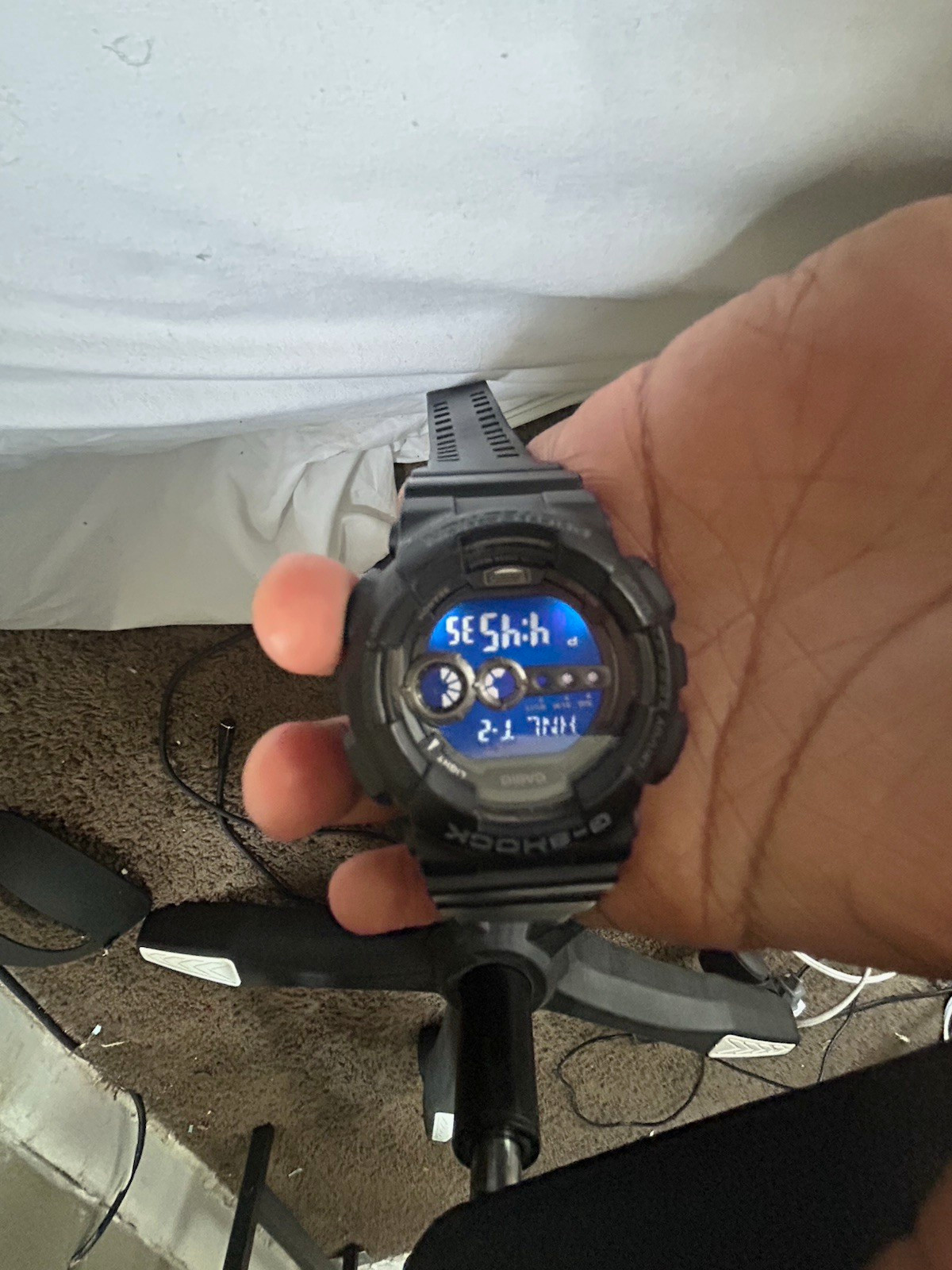 Casio G-SHOCK Digital Shock Resistant 200m Black Resin. Detroit mi pick up only.