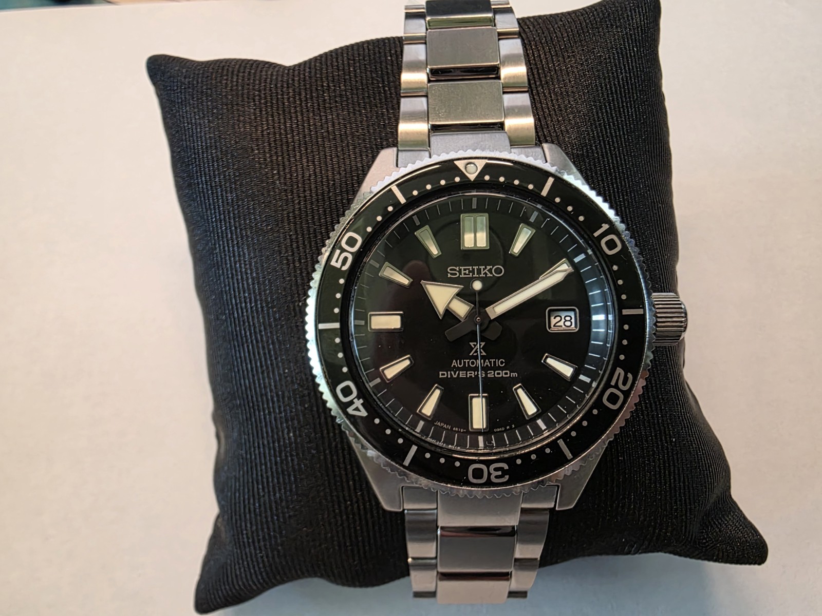 Seiko Prospex SPB051J1 62MAS Automatic Diver 200m 6R15 Black Full Set Near Mint