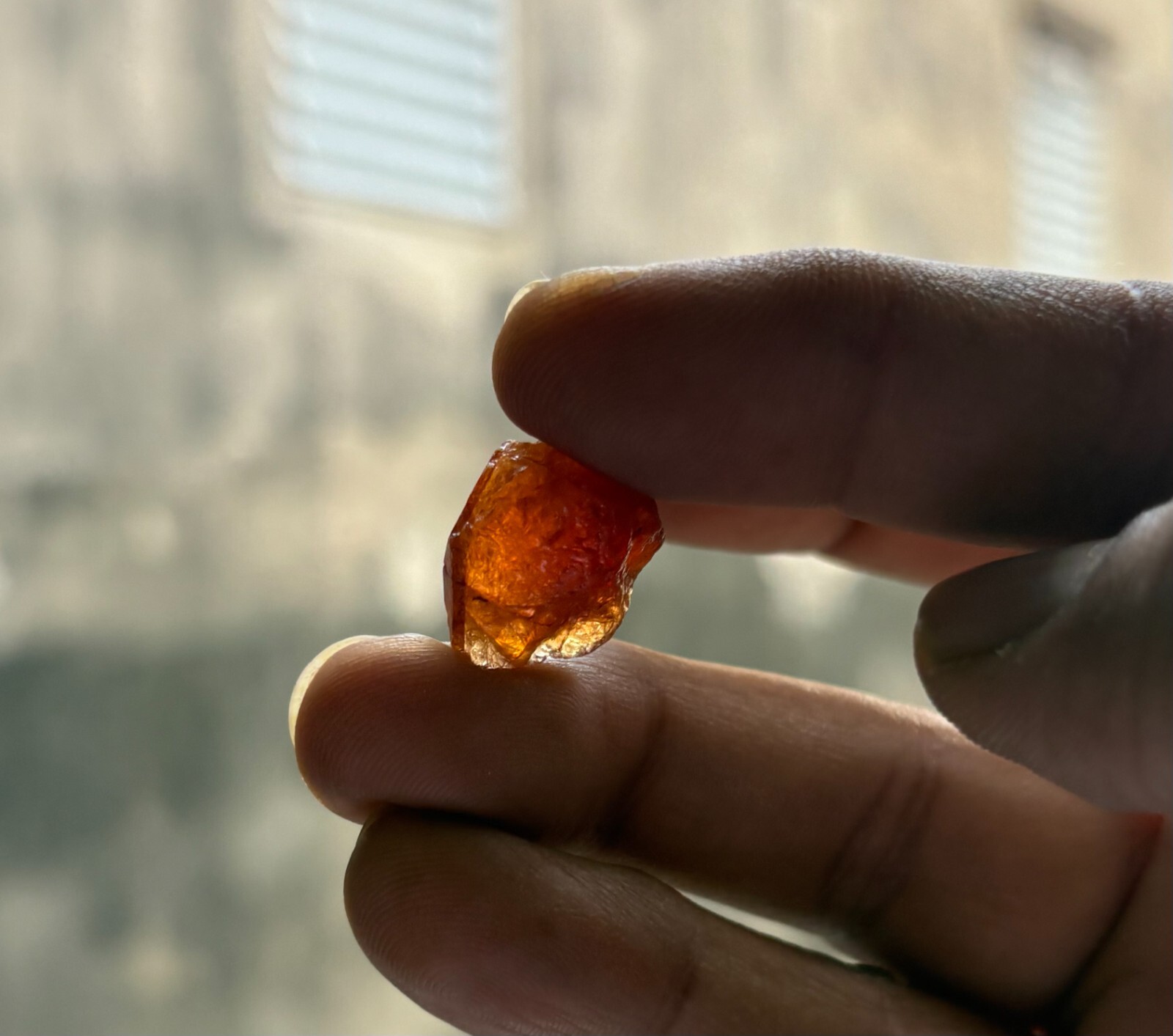 Single Piece of Spessartine Rough @ 23.00 cts