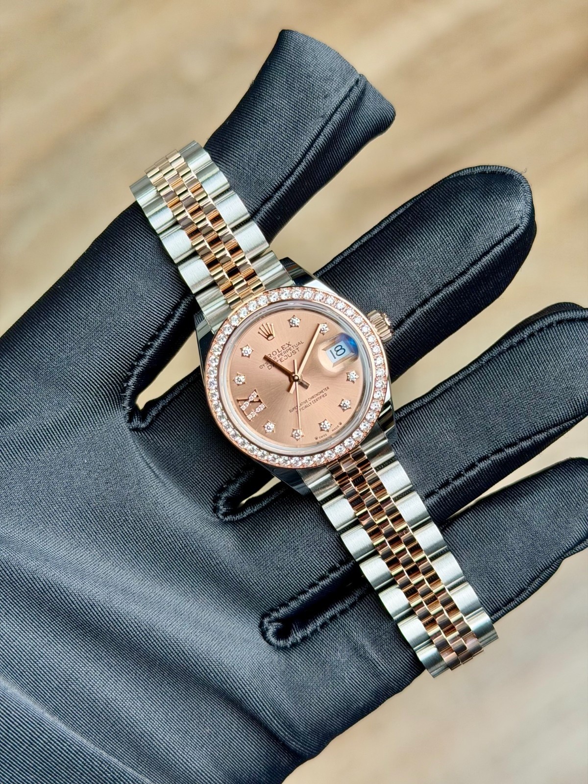 Rolex Datejust 28 Rose Diamond Star IX Jubilee 2026 Unworn 279381RBR