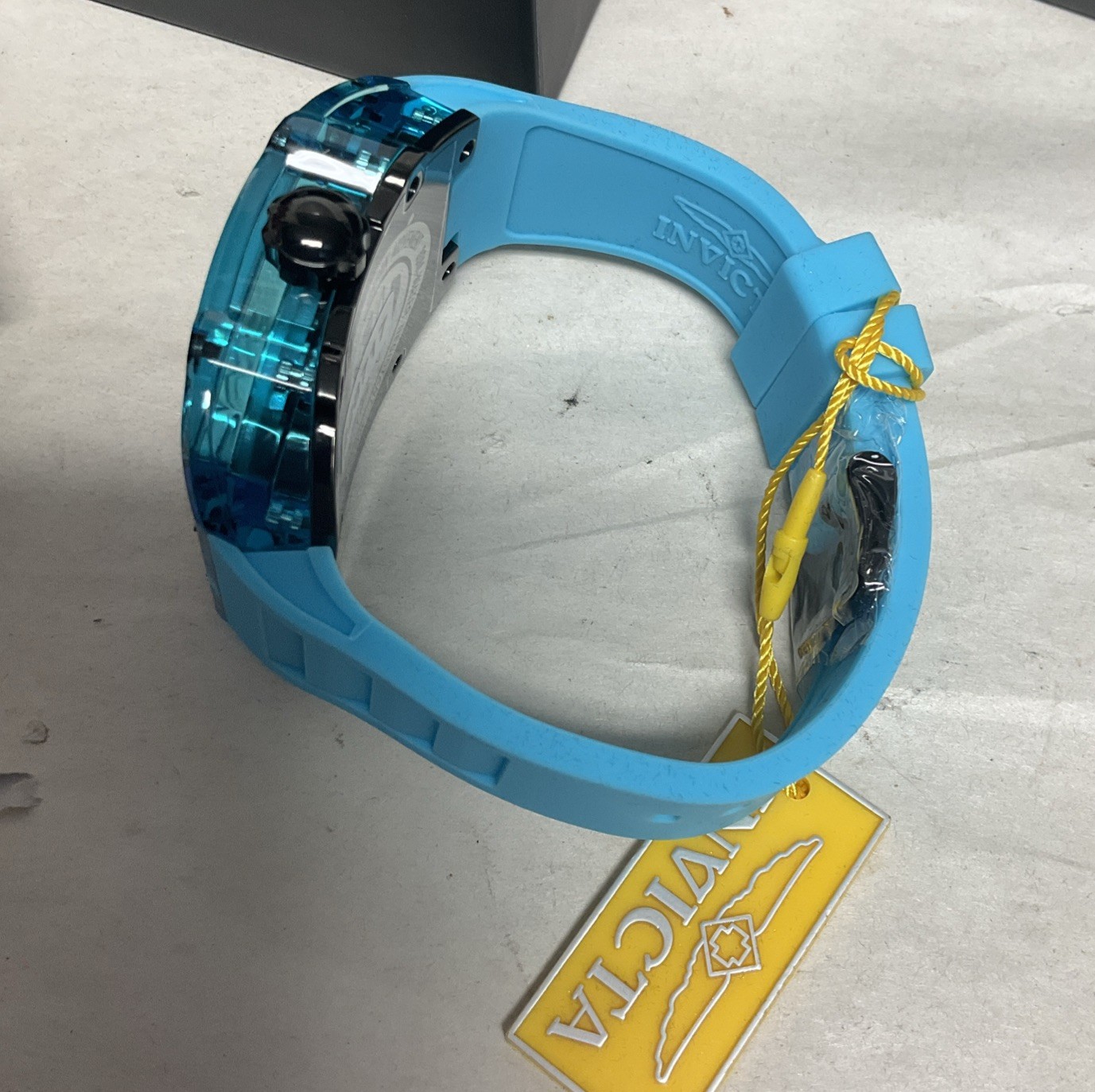 Invicta Racing Cyclone Men’s Watch – 48.5mm, Light Blue (48709) Free S&H