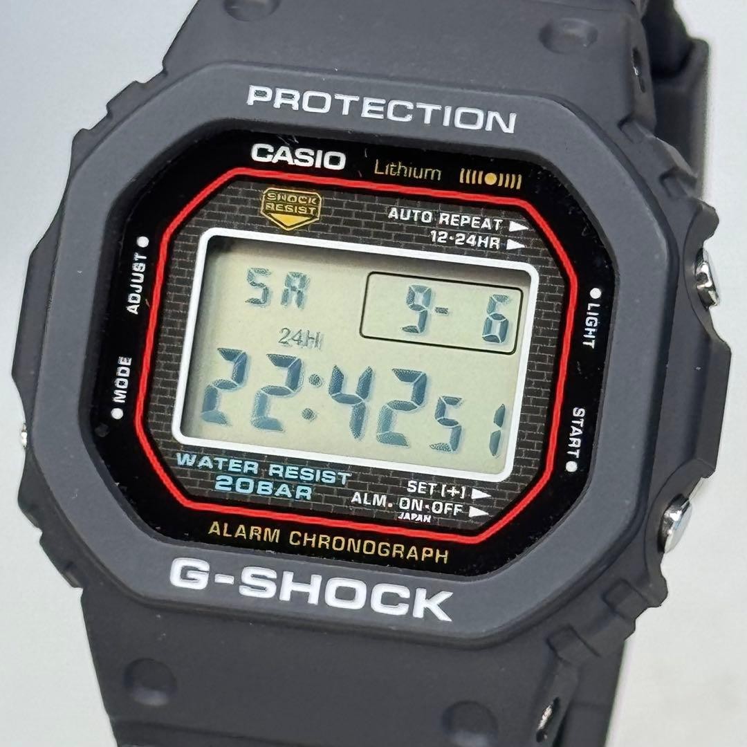 Box with Manual and Tag G SHOCK DW 5000R First Reissue Model Black