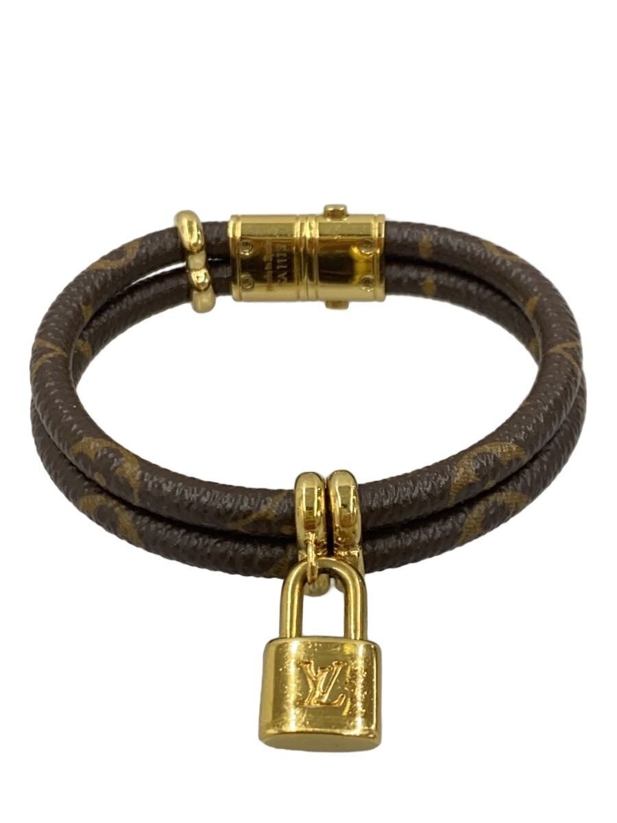 Louis Vuitton Bracelet Authentic Keep It Twice M6640E Color Brown From Japan