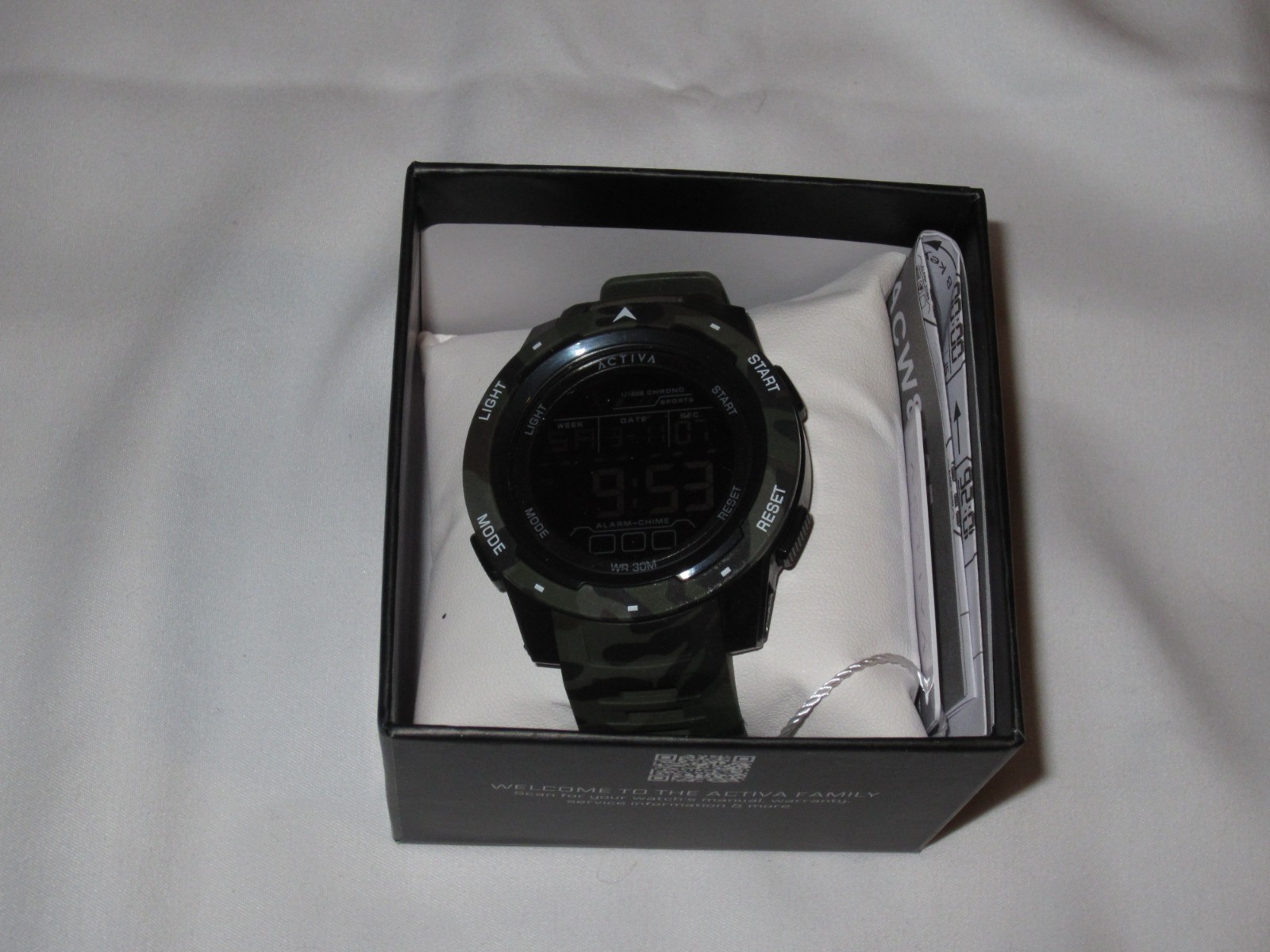 Activa Ranger x Invicta Digital 45mm Watch Camouflage Green NEW! ACW8105MC-001