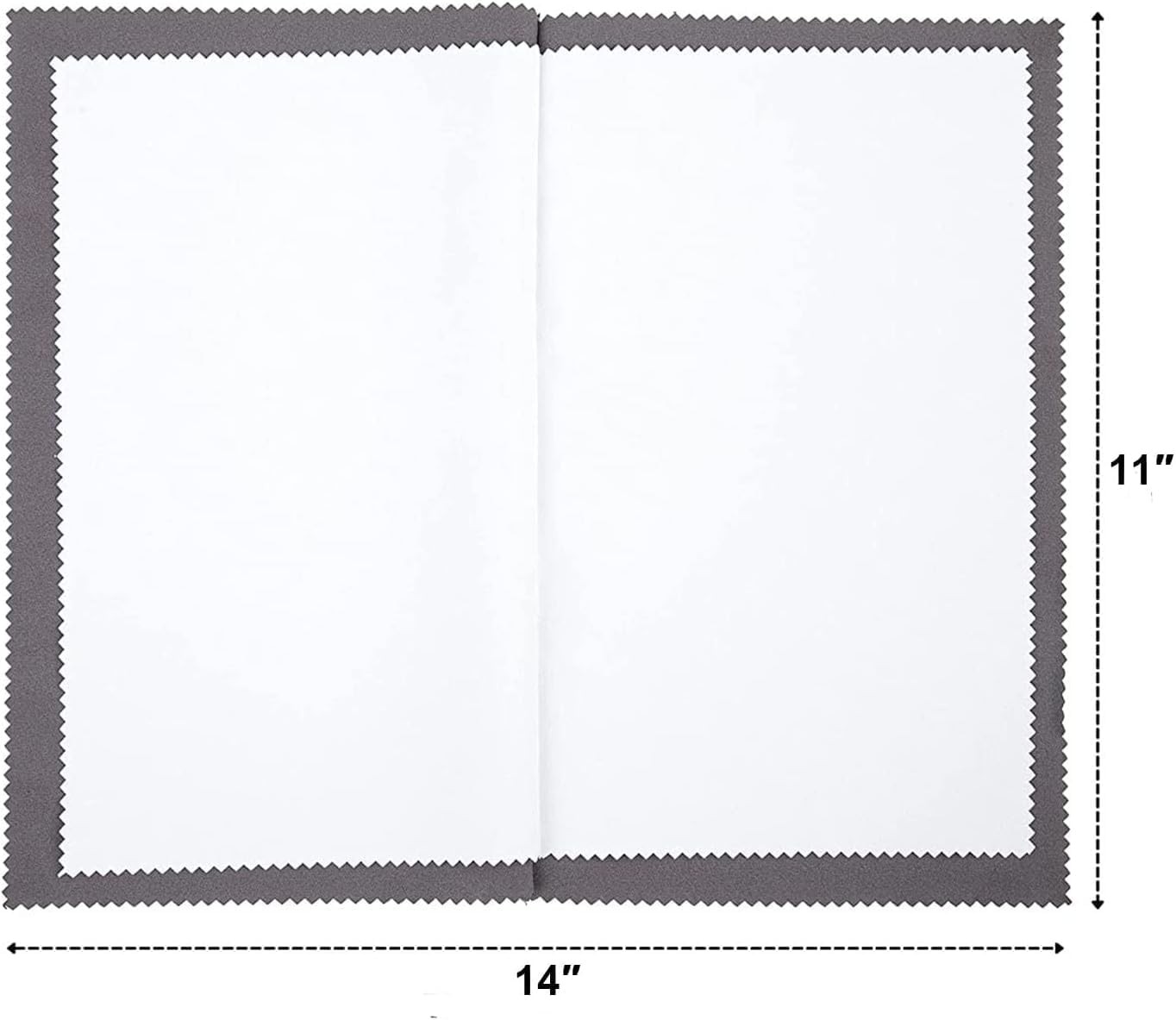 Pro Size Silver Polishing Cloth Jewelry Cleaning Cloth 11″ X 14″ inches for Clea