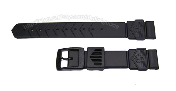 18mm Rubber Watch Band for TAG Formula 1 One F1 Midsize WA1210 WA1211 WA1214