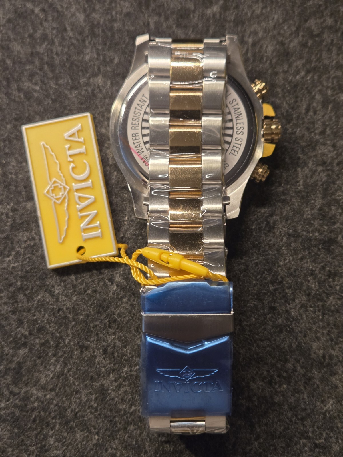 New – Invicta Specialty Mach Gala Men’s Watch – 48mm, Gold, Steel (69814)