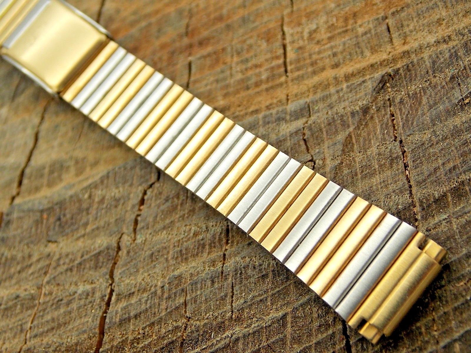 Vintage Watch Band 10mm-13mm Speidel Stainless Steel Sliding Clasp NOS Unused
