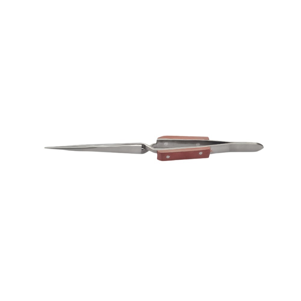 Set of 3 Fiber Grip Tweezers Cross Locking & Straight Soldering Tweezer Jewelers