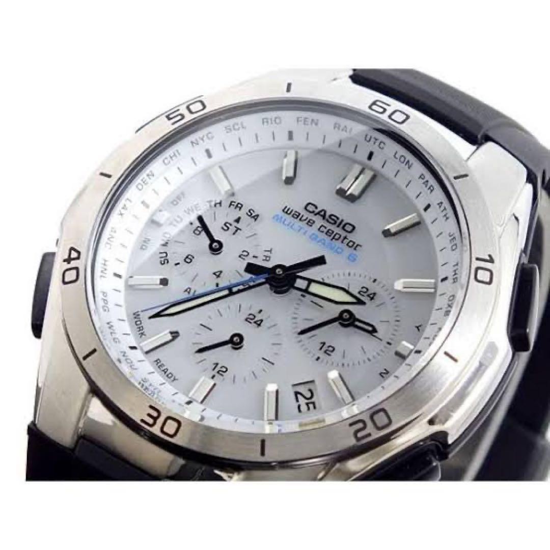 Radio controlled solar Brand new CASIO wristwatch white