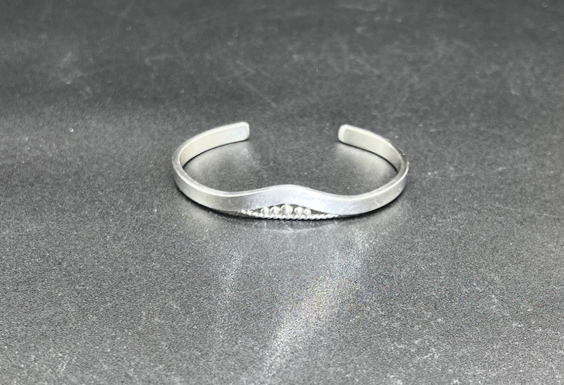 Artisan Made Sterling Silver Cuff Bracelet, 16.45 Grams
