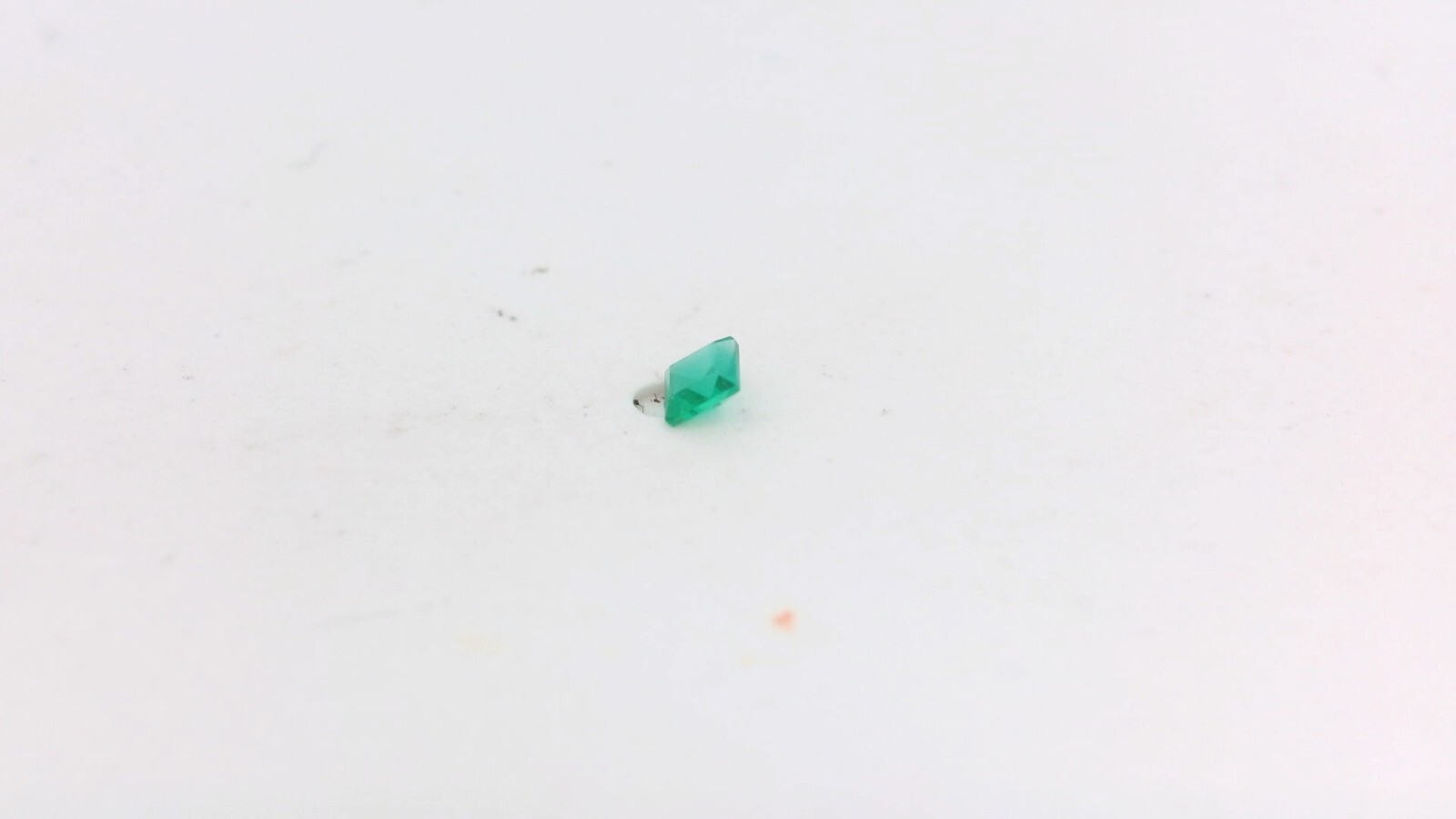 .09ct Loose Princess Cut Lab Created Emerald Gemstone 2.5 x 2.5mm