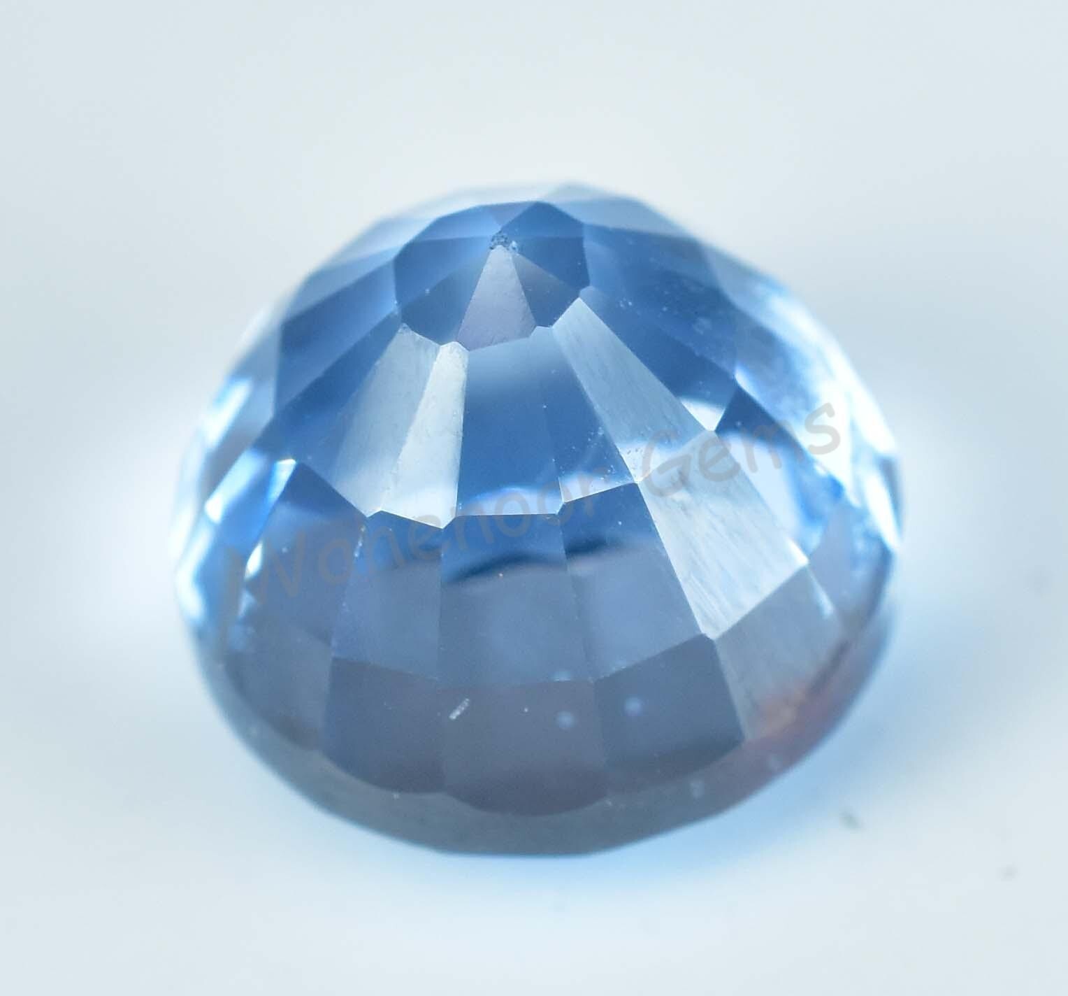 9.05 Ct Natural Blue Aquamarine Round Certified Stunning Loose Gemstone