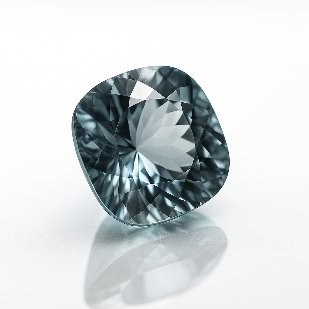 9.2 Ct Natural Blue Aquamarine Square Cushion Cut Certified Loose Gemstone