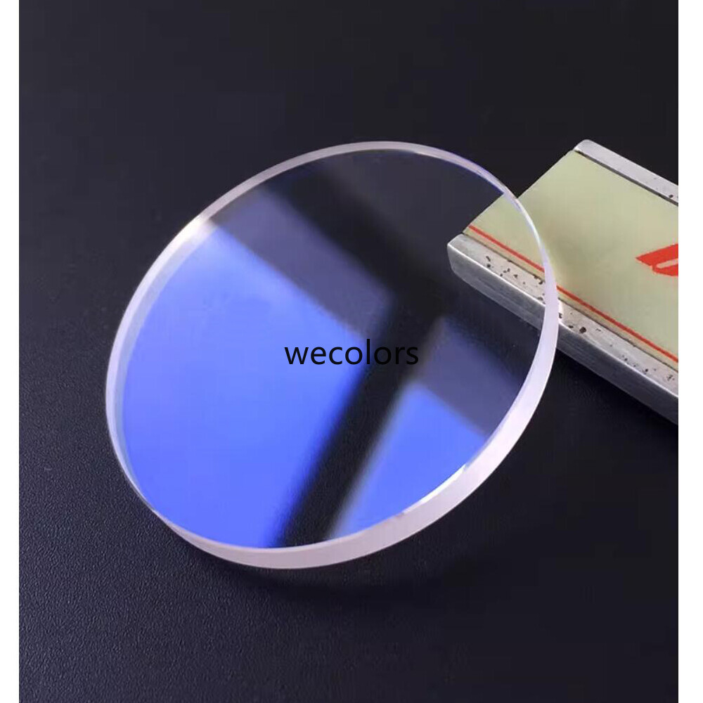 Sapphire AR Blue Flat 1.0-3.0mm Thick Watch Glass Crystal Special Size 26-42mm