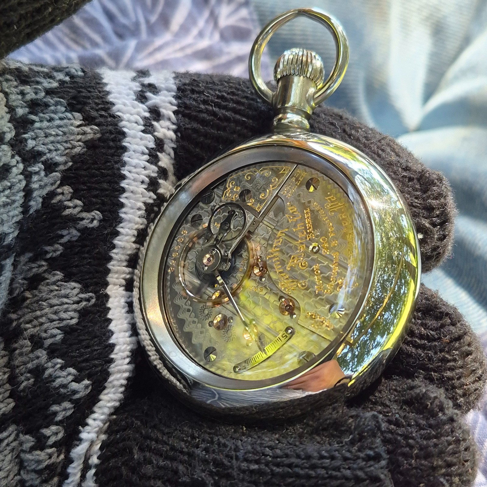 1903 Hamilton 940 21Jewel 18s Scarce Railroad Watch. Display back ~ Serviced!