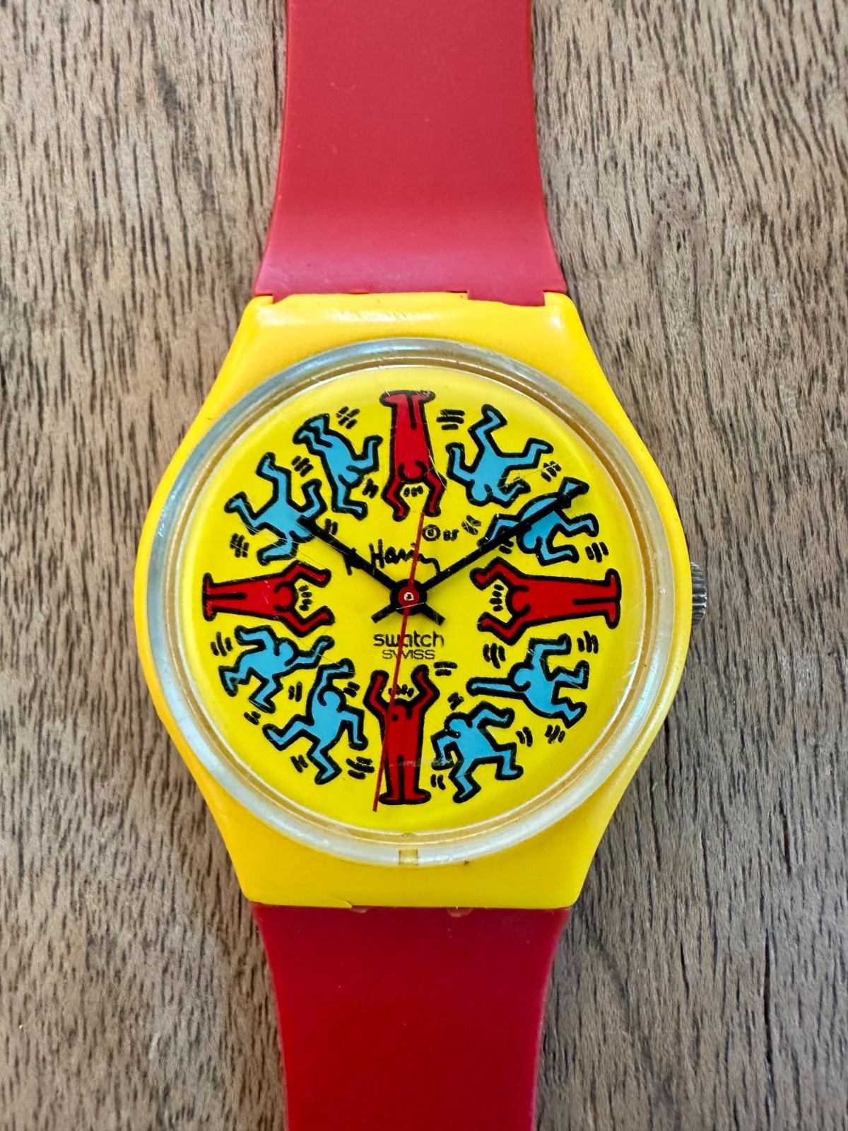1985 Swatch Watch by Keith Haring – Rare / Collectable