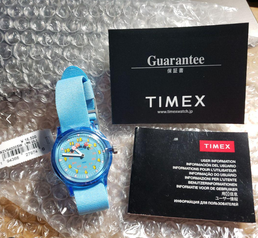 TIMEX PAC-MAN Collaboration Camper Wrist Watch Pac Man Pacman TW2V94000