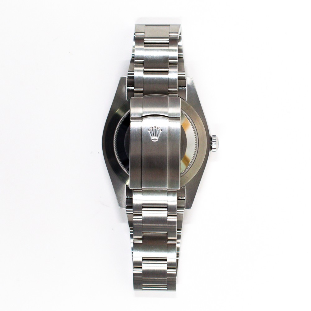 Rolex Oyster Perpetual 41 124300 Green Dial Stainless Steel Box & Papers Mint