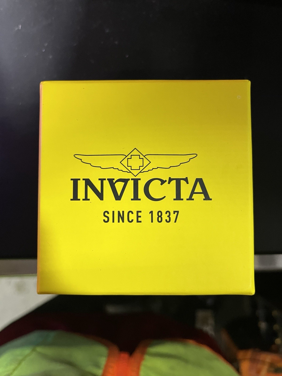 Invicta Speedway verve Chronograph Watch Black Dial lime green accents