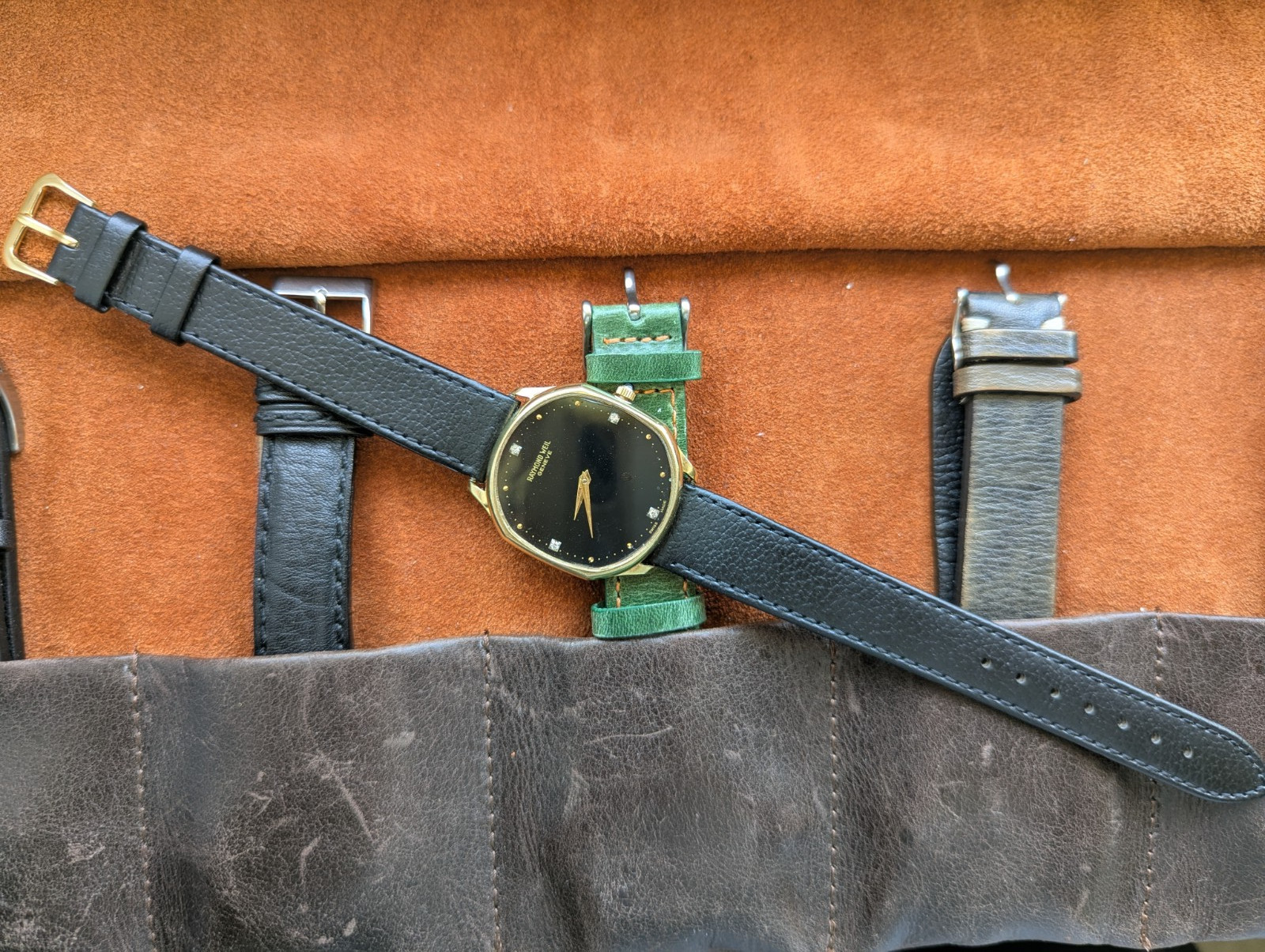 Mid 1980s Raymond Weil 7013 gold filled manual watch, ETA 7001 movement in GWO