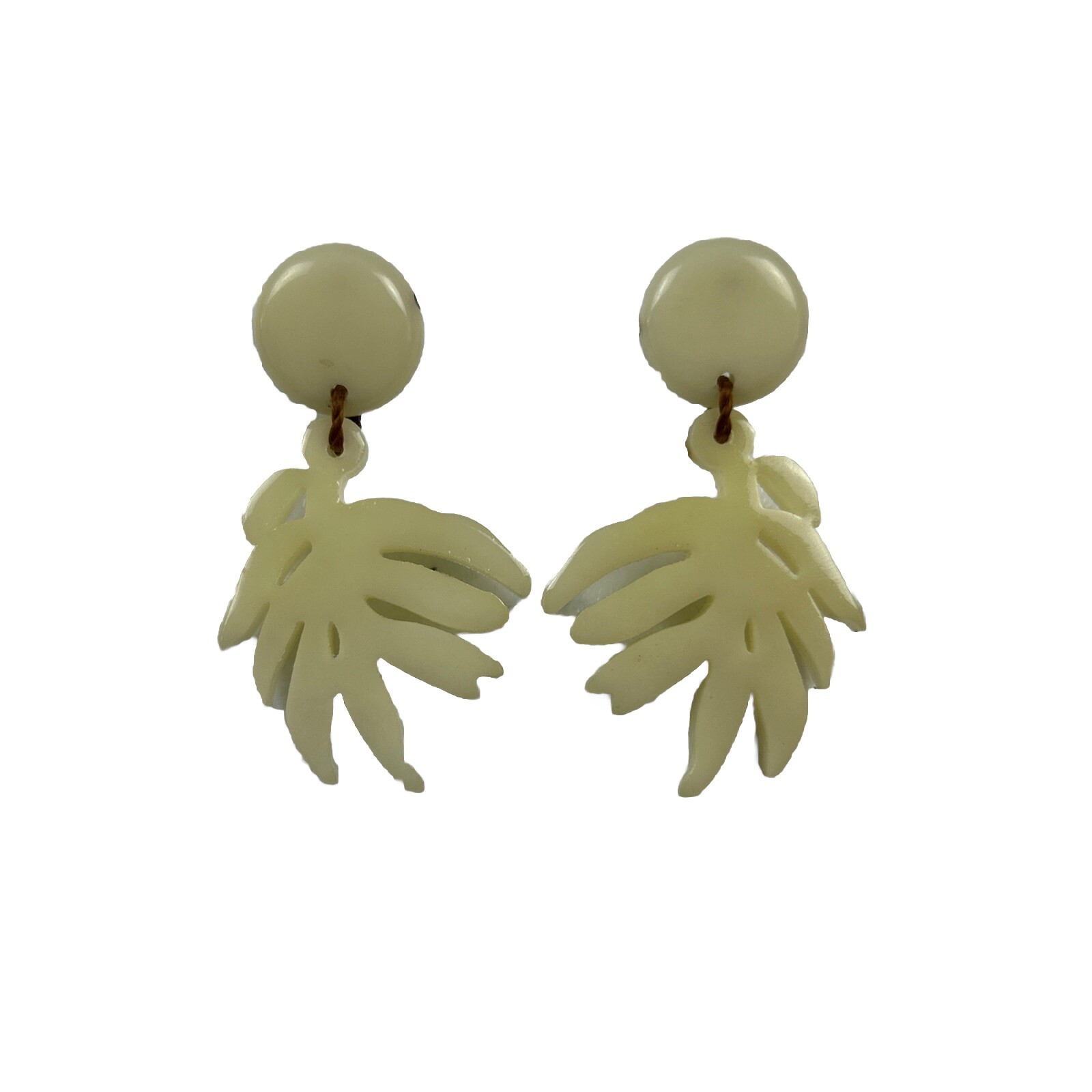 Fair Trade Tagua Nut Organic Earrings Jewelry (Sustainable & Eco-Friendly)