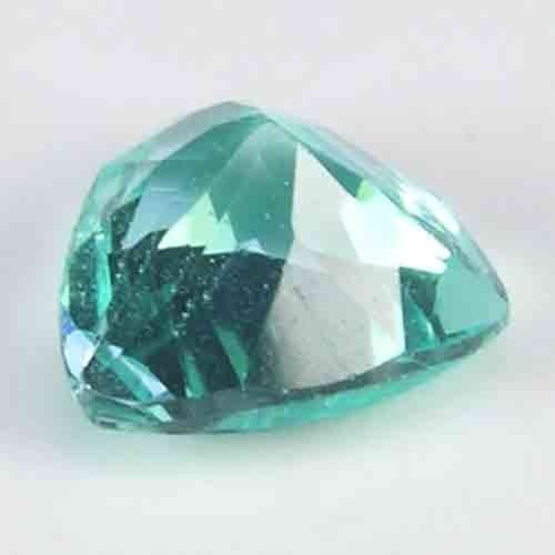 SPIRITUAL GEM NATURAL PEACOCK GREEN COLOR BRAZILIAN APATITE GEM – TRILLION CUT