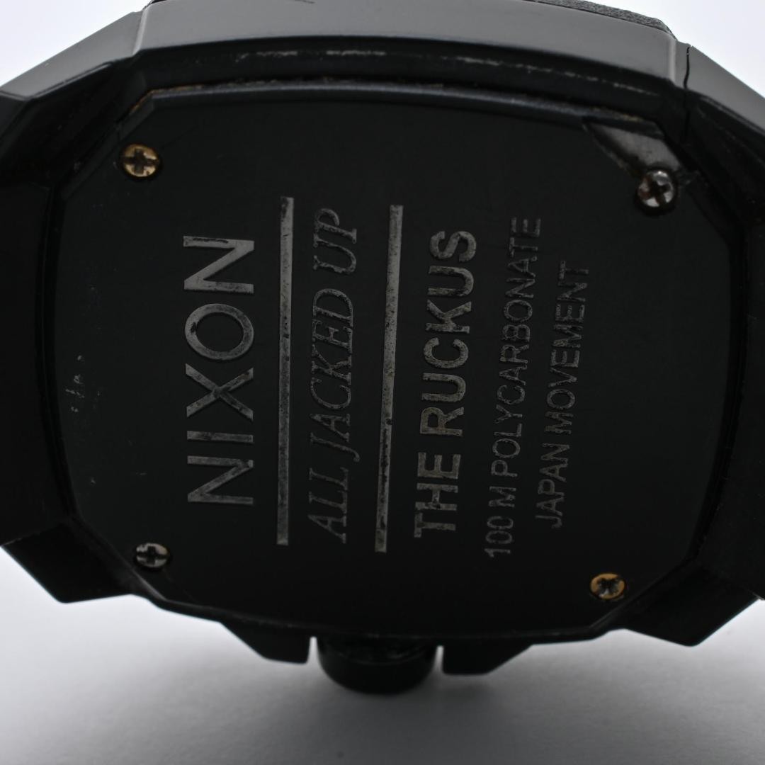 Excellent condition, fully functional NIXON THE RUCKUS all-black polycarbonate g