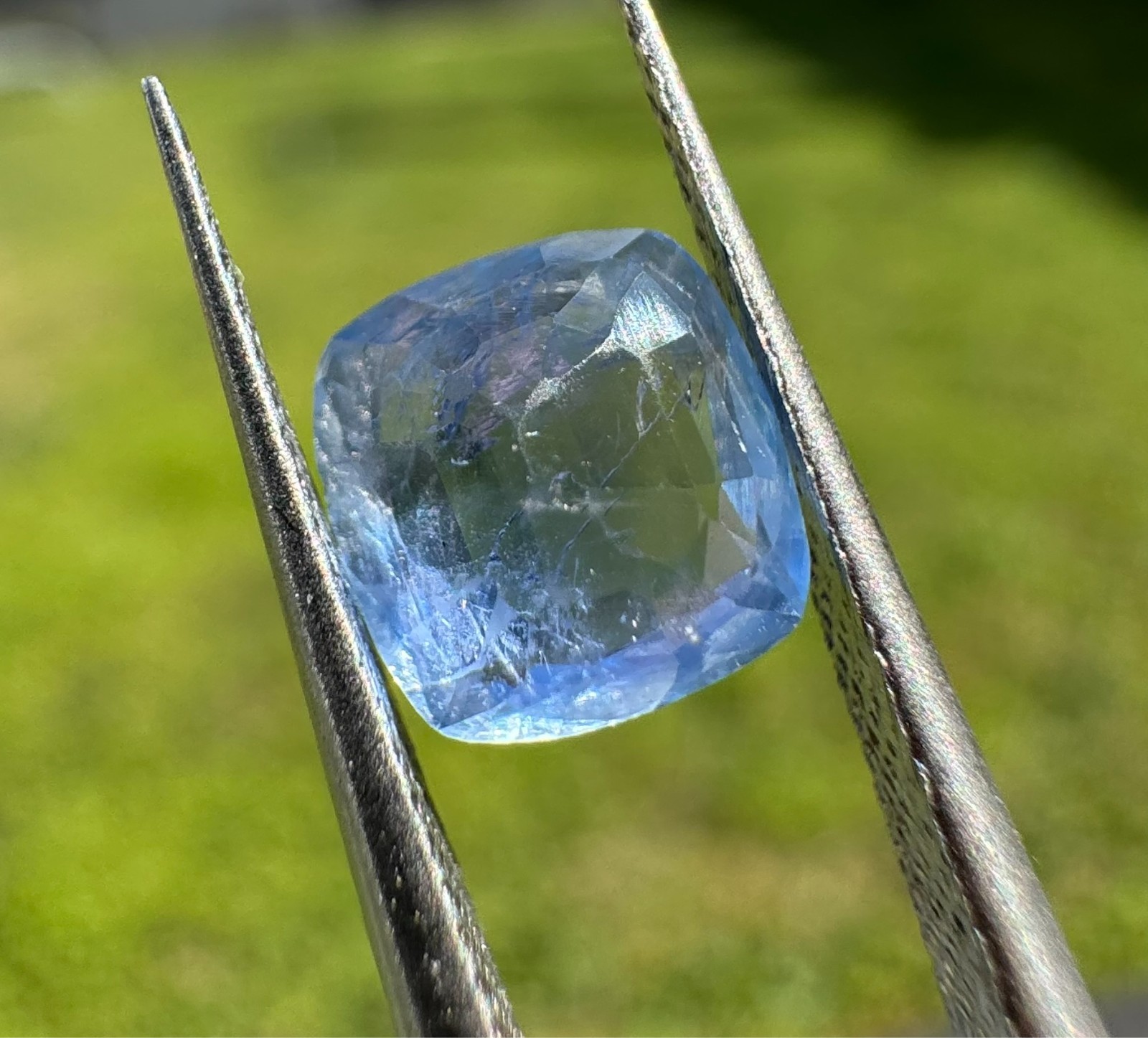 Natural Burma No Heat Blue Sapphire 1.51ct Cushion Cut ALGT Certified