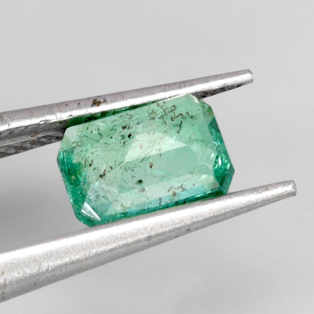 Emerald Cut Natural Unheated Top Rich Green Emerald Brazil 0.83ct 7x5mm Gemstone