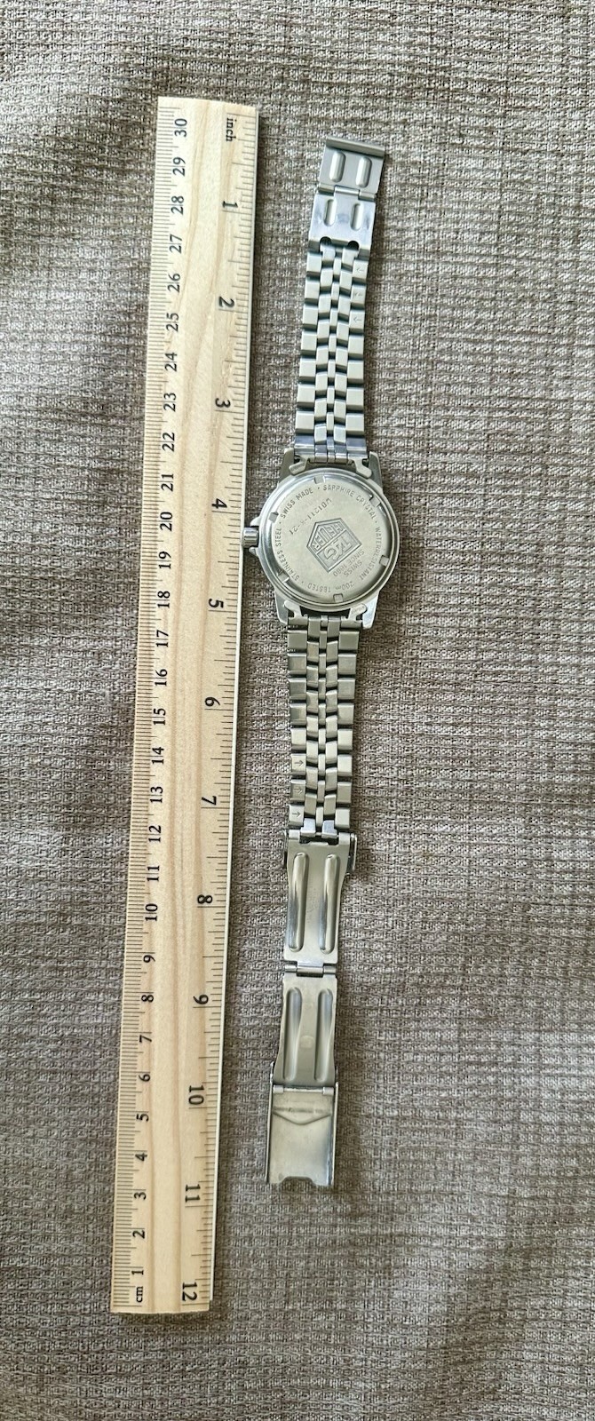 TAG Heuer WD1211-K-21 Professional 200m Stainless Steel Diver Watch Granite Dial