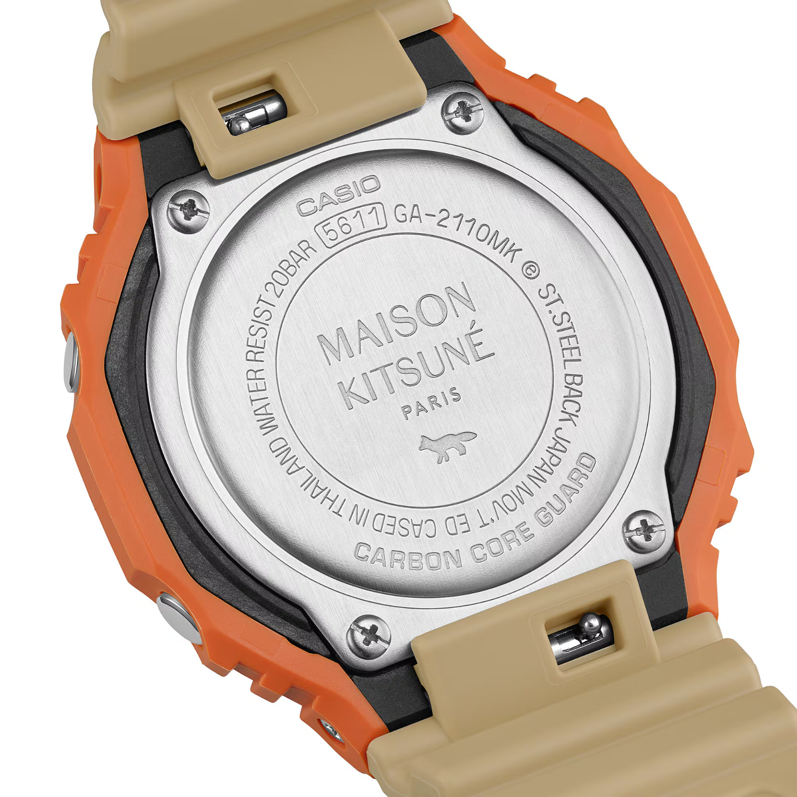 CASIO G-SHOCK x MAISON KITSUNE GA-2110MK-5AJR 2100 Series Japan New