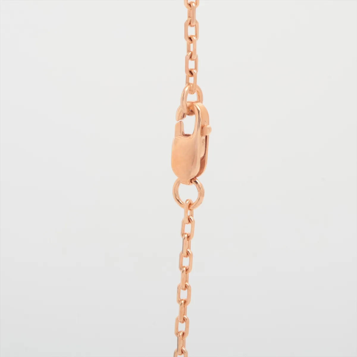 Hermès Mini-pop H GD0226 Necklace GP Pink gold x ivory